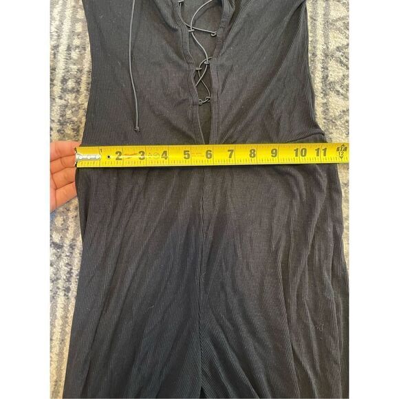 Lna - Kalaya Rib Jumpsuit black size XS - Picture 8 of 9